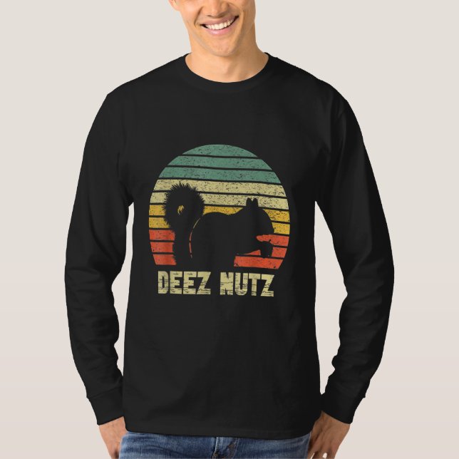 NötknäpparEkorre Deez Nötter Deezs Nöt T Shirt (Framsida)