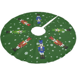 Nötknäpparen Julgransmatta Borstad Polyester