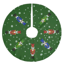 Nötknäpparen Julgransmatta Borstad Polyester