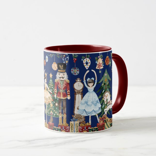 Nötknäpparen Vintage julbalett  Mugg (Framsida höger)
