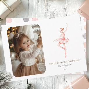 Nötknäpparens julballerina fotokort julkort