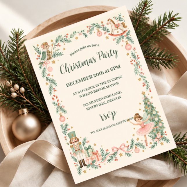 Nötknäpparens julfest inbjudningar (Skapare uppladdad)