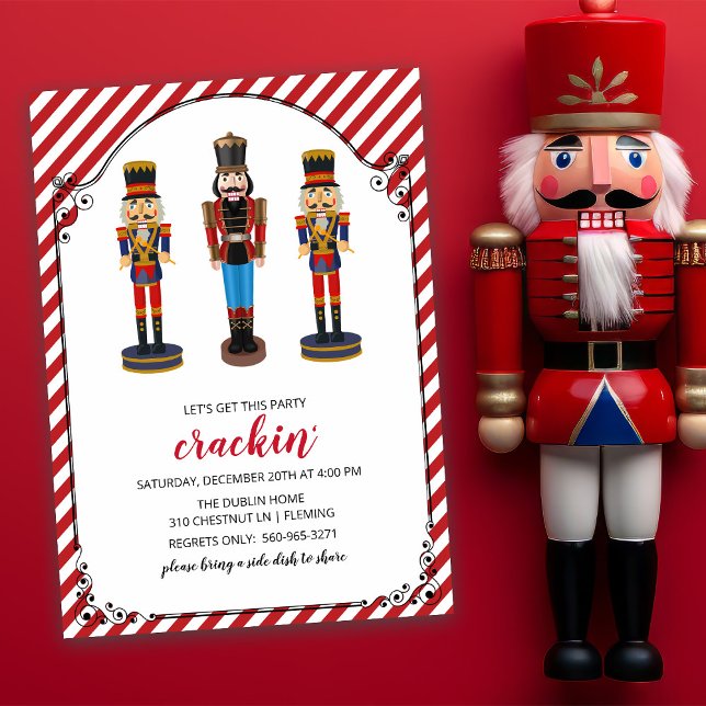 Nötknäpparens julfestinbjudan inbjudningar (Skapare uppladdad)