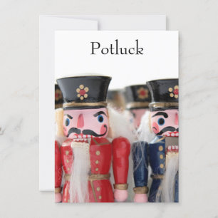 Nötknäpparnas gemensamma potluck inbjudningar