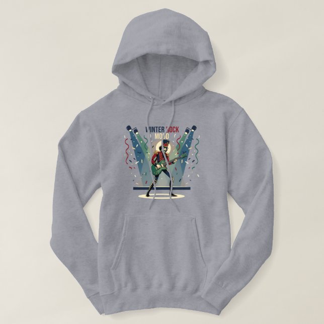 Nötknäpparrockare – Vintermusikkonst Hoodie (Design framsida)