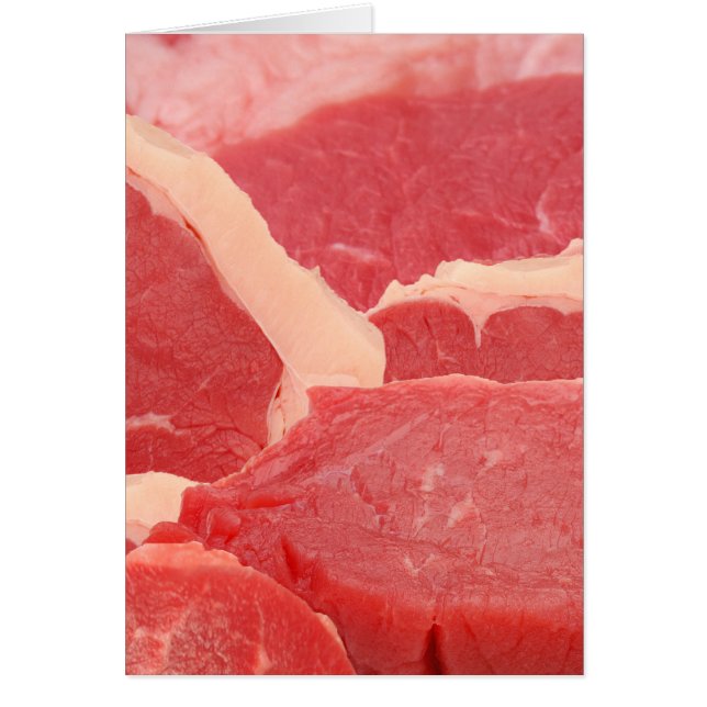 Nötkött Hälsningskort (Framsidan)
