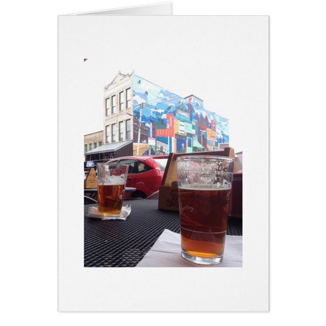 NÖTKÖTT MED EN VYGPITTSBURGH STRIP-DISTRIKT 50:E HÄLSNINGSKORT (Framsidan)