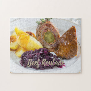 Nötkött med potatis och rödkål pussel