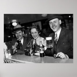 NÖTKÖTT OCH PRETZELS EFTER FÖRBUD 1933 POSTER