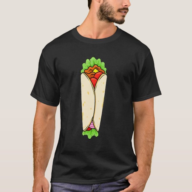 Nötkött Shawarma  Arabisk Shawarma  Mellanösternma T Shirt (Framsida)