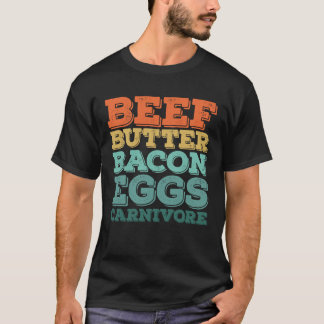 Nötköttsbacon Eggs Carniätare T Shirt