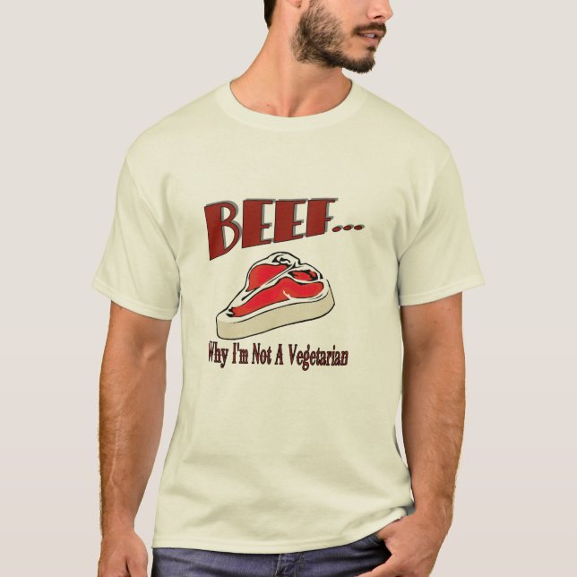 Nötköttskjorta T Shirt (Framsida)