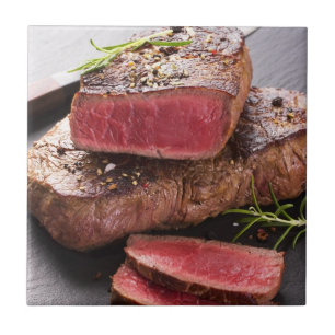Nötköttsteak Kakelplatta