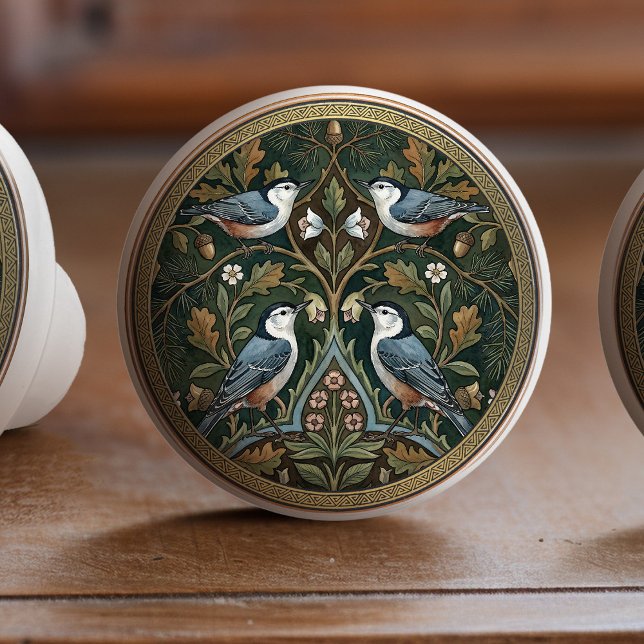 Nötkråka Fågel Keramisk Draghandtag Knopp (Skapare uppladdad)