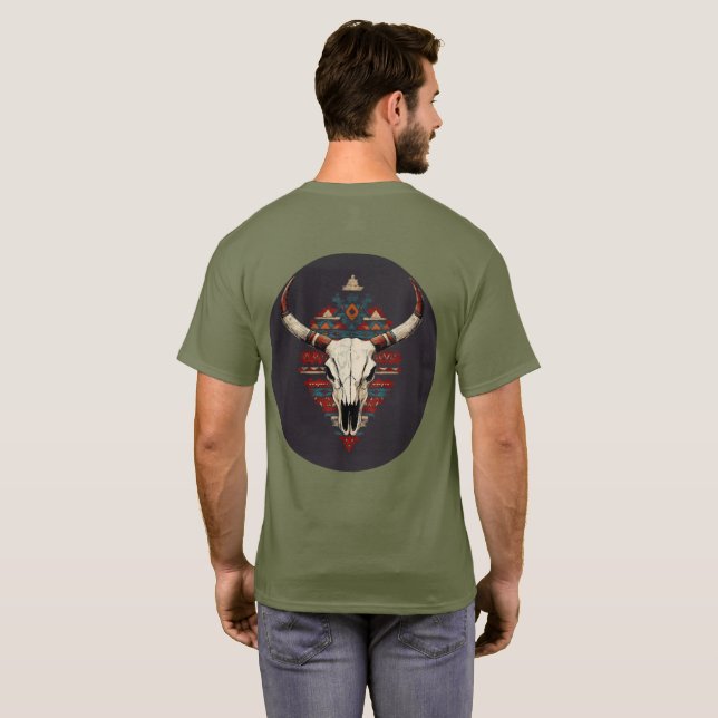 Nötkranietotem T Shirt (Hel baksida)