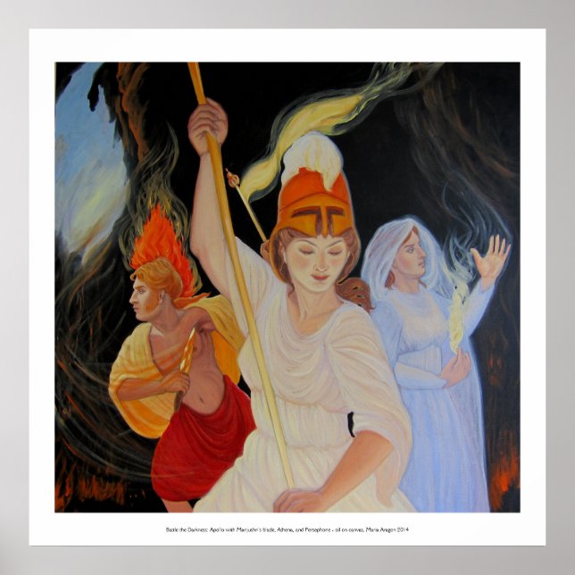 Nötkreatur: Athena, Apollo och Persephone Poster (Framsidan)