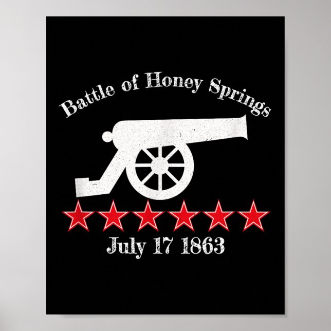 Nötkreatur av honung Vår Battles Krig Cannon R. Poster (Framsidan)
