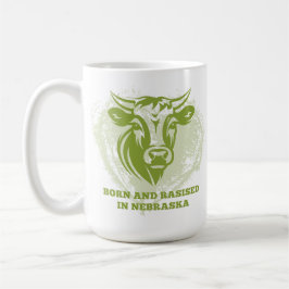 Nötkreatur födda och uppfödda i Nebraska Kaffemugg