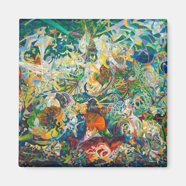 Nötkreatur i Ljus, Coney Island, Mardi Gras Magnet (Framsidan)