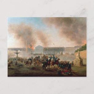 Nötkreatur i Ställe de la Concorde, 1871 Vykort