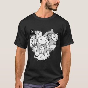 Nötkreatur som utvecklat katter Mural T Shirt