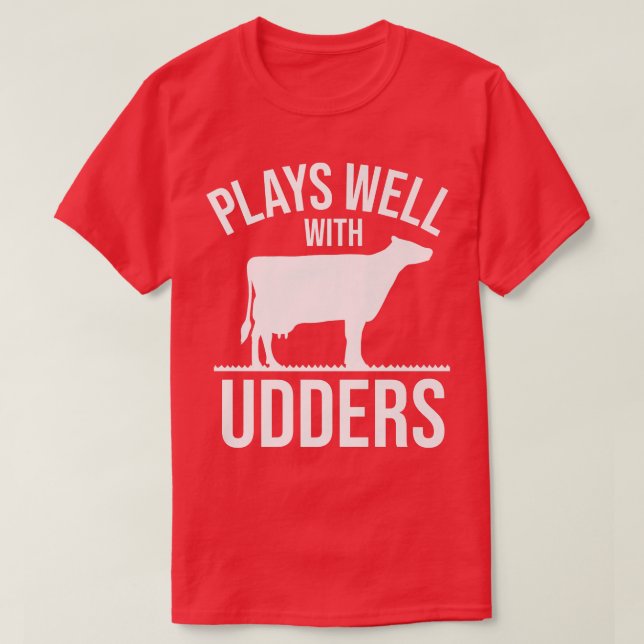 Nötkreatursuppfödaren i Älskare spelar bra med Udd T Shirt (Design framsida)