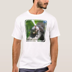 Nötliknande ekorremanar T-tröja T-shirt