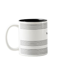 Notlinjers musikmanuskript Svart Vitt