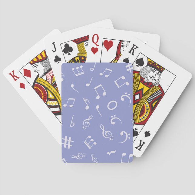 Notmönster Casinokort (Baksidan)