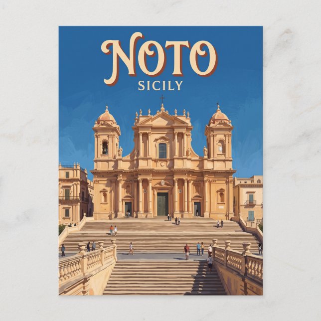 Noto Italien Vykort (Framsida)