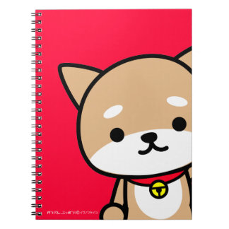 Notobook_Puppy_Red Anteckningsbok