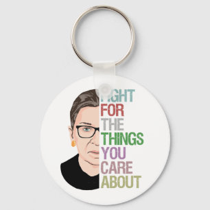 Notoriellt RBG Ruth Bader Ginsburg Nyckelring