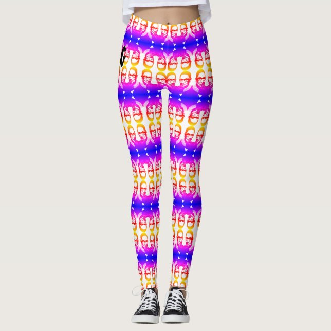 NOTORIÖSA RBG UNICORN STIL LAGAR LEGGINGS (Framsida)