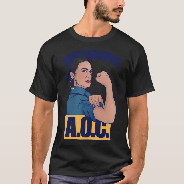 Notorious Aoc Alexandria Ocasio T Shirt (Framsida)