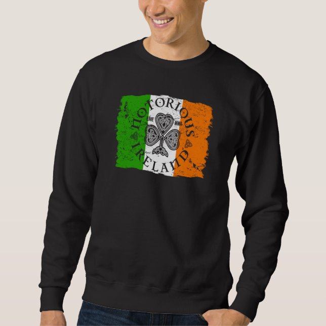 Notorious Ireland Erie MMA Lång Ärmad Tröja (Framsida)