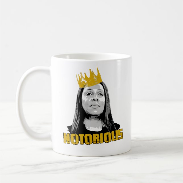 Notorious Letitia James NYAG Kaffemugg (Vänster)