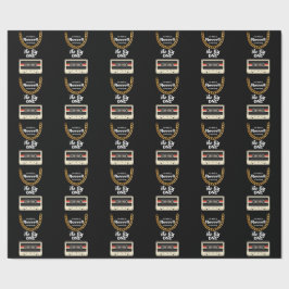 Notorious One 1-årsdag Svart Presentpapper