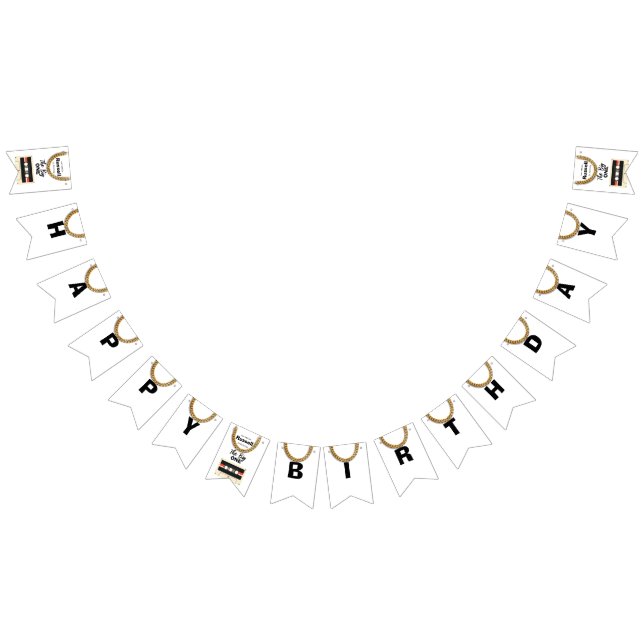 Notorious One 1st Birthday Vimplar (Alla)