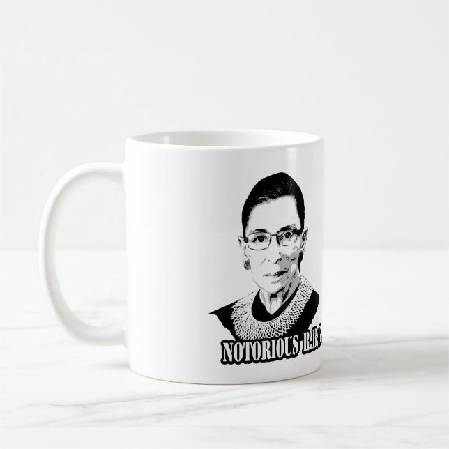 Notorious R.B.G. - Ruth Bader Ginsburg Kaffemugg (Vänster)
