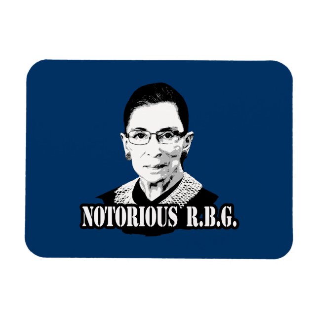 Notorious R.B.G. - Ruth Bader Ginsburg Magnet (Horisontell)
