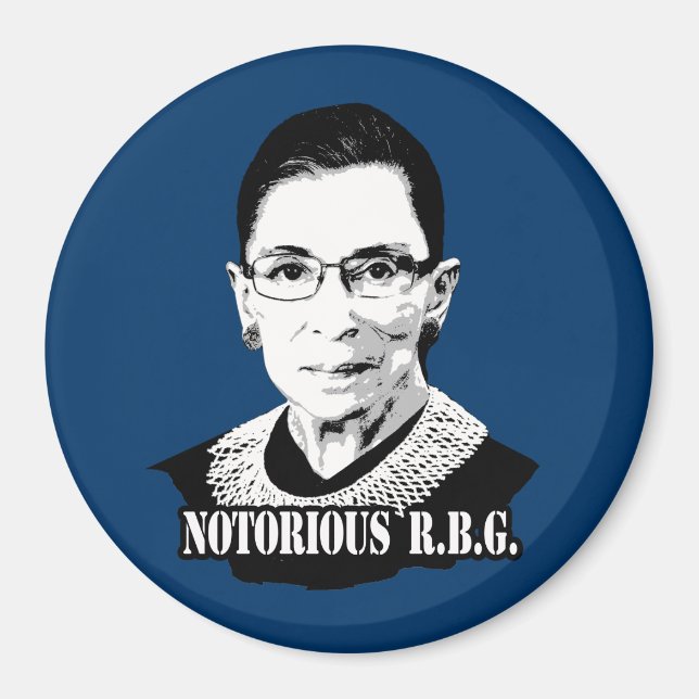Notorious R.B.G. - Ruth Bader Ginsburg Magnet (Framsidan)