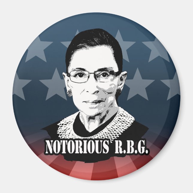 Notorious R.B.G. - Ruth Bader Ginsburg Magnet (Framsidan)