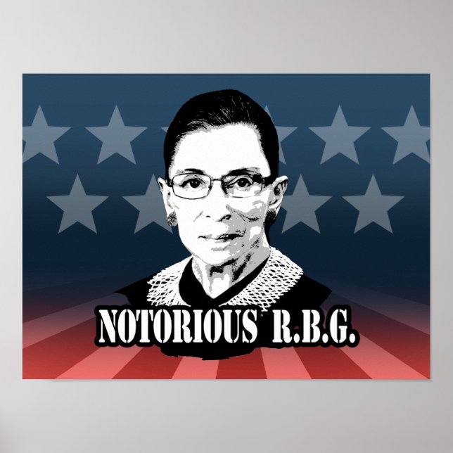 Notorious R.B.G. - Ruth Bader Ginsburg Poster (Framsidan)