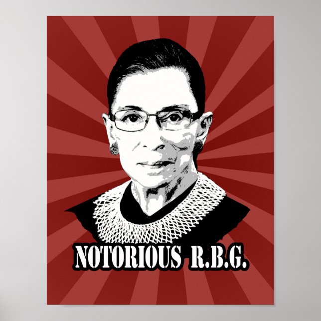 Notorious R.B.G. - Ruth Bader Ginsburg Poster (Framsidan)