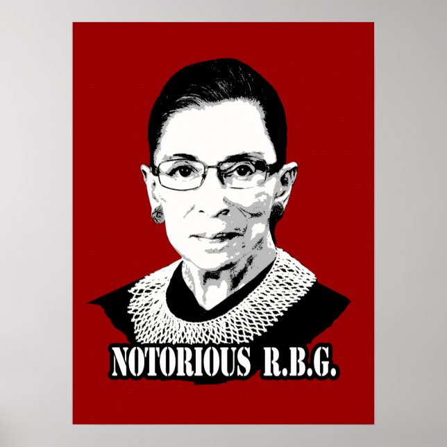 Notorious R.B.G. - Ruth Bader Ginsburg Poster (Framsidan)