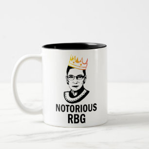 Notorious RBG (GULD) - Ruth Bader Ginsburg Två-Tonad Mugg
