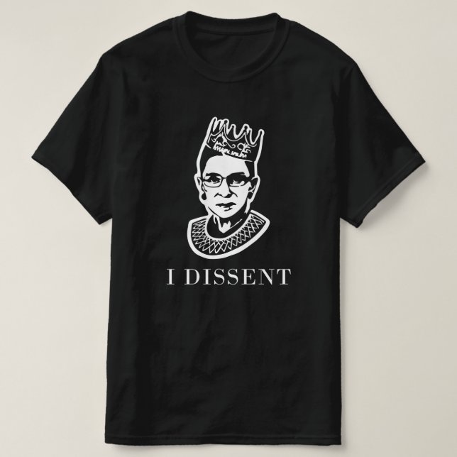 Notorious RBG - jag avvisar Ruth Bader Ginsburg T Shirt (Design framsida)