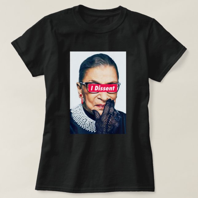 Notorious RBG - jag avvisar T Shirt (Design framsida)