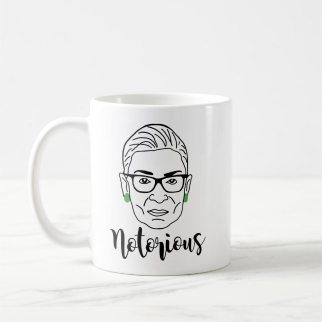 Notorious RBG Mugg - Ruth Bader Ginsburg (Vänster)