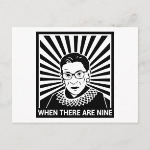 Notorious RBG - när det finns nio Vykort
